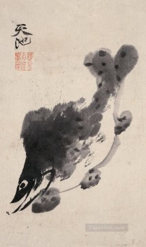 Xu Wei Painting - pez tinta china antigua